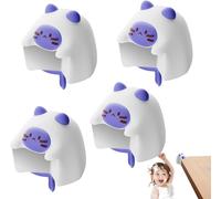 4 X Baby Kitten Table Corner Protectors,Cartoon Protective Cover,Baby Table Corner Protector,Baby Furniture Protection,Suitable For Several Categories Of Right Angle Areas
