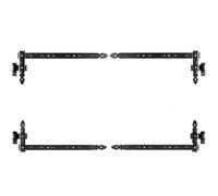 4 X Bande D'Angle 800 x 300 x 50 + Kloben 16 MM Charnières de Porte Ruban