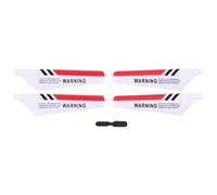 4 x Blades S107 S107G Gyro Remote Control Helicopter Repair RED