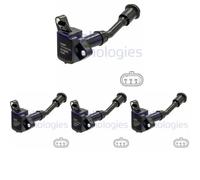 4 x Bobine d'allumage DELPHI pour FORD C-MAX II, FOCUS III, FOCUS III