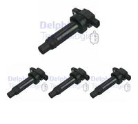4 x Bobine d'allumage DELPHI pour HYUNDAI, KIA CEE"D I, CERATO I, CERATO II