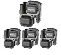 4 x Bobine d'allumage HELLA pour MERCEDES-BENZ B W245, CLK (C208), CLK