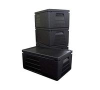 4 x Boite professionnelle isotherme récipient isotherme boite isolante glacière GN 1/1 avec 230 mm de hauteur utile