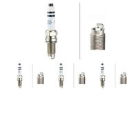 4 x Bougie d'allumage HELLA pour AUDI, SEAT, SKODA, VW A1, A3, ALHAMBRA
