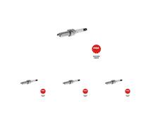 4 x Bougie d'allumage NGK pour DACIA, RENAULT CAPTUR I, CLIO IV, CLIO IV