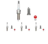 4 x Bougie d'allumage NGK pour FIAT 500, PANDA, PANDA III