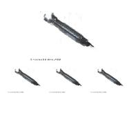 4 x Bougie de préchauffage BLUE PRINT pour HYUNDAI, MITSUBISHI GALANT IV, H100,