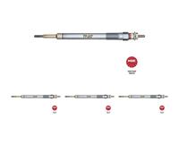 4 x Bougie de préchauffage NGK pour HYUNDAI, KIA CARNIVAL III, GRAND SANTA FÉ,