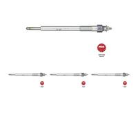 4 x Bougie de préchauffage NGK pour ISUZU, OPEL MONTEREY B, TROOPER III