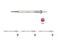 NGK Bougie de préchauffage 92703 – céramique Diesel 7,0V, filetage M10x1,25, clé 12 mm