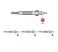 4 x Bougie de préchauffage NGK pour MITSUBISHI DELICA, L 300 II, L 300 III, L