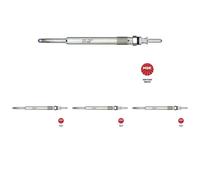 4 x Bougie de préchauffage NGK pour OPEL, SAAB 44077 I, 44077 II, ASTRA G, G