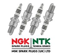 4 X BR8EIX NGK Bougie Allumage Iridium Tout Neuf Véritable Long Life B8ES Mise