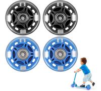 4 X Bright Scooter Wheels, Scooter Wheels, Freestyle Scooter Wheels, 80 Mm Scooter Replacement Wheels, City Scooter Replacement Wheels With Abec-9, For Stunt Scooter
