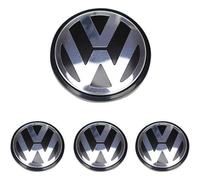4 X Caches Moyeux Centre Roue Vw Pour Volkswagen 65mm Ref. 3b7 601 171 Bo22435