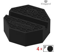 4 x Caoutchouc coussin de vérin universel adaptateur bloc de caoutchouc Jack Pad plate-forme élévatrice KÖNIGSPROD, F