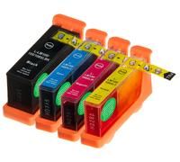 4 x Cartouche d'encre avec puce compatible Lexmark 100, 100XL pour imprimantes Genesis S815, Impact S305, Interact S602, Interact S605, Interpret S402, Interpret S405, Intuition S505, Pinnacle Pro