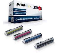 4 x Cartouches Compatibles pour HP Color LaserJet Pro MFP M 177 FW Pro M177fw CF de 350 CF à économie d'351 CF-352 CF 353 - Pack - Office Line série