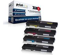 4 x Cartouches compatibles pour imprimante dell c3760 c3760 n/c3760 dn/c3765 dnf c-3760 c-3760 n c-3760n c-3760dn c-3765dnf noir/cyan/magenta/jaune - 59311119 59311120 59311121 59311122