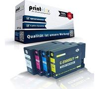4 X Cartouches d'encre Compatibles pour Canon MAXIFY Ib4000 Série iB4050 Mb5000 Série MB5050 Mb5300 Série MB5350 PGI 2500 x l Pgi2500 XL BK C M Y - Bureau Quantum Série