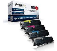4 x Cartouches Toner compatibles pour Dell C2660 DN C2600 Series C2665 DNF C2665 DN C2660 C2665 Noir/cyan/magenta/jaune Set BK C M Y