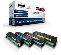 4 x Cartouches Toner compatibles pour HP Laserjet Enterprise 700 Color M775 Series Enterprise 700 Color M775Z MFP Enterprise 700 Color MFP M775Z + CE 340 CE 341 CE 342 CE 343 Noir Cyan Magenta Jaune