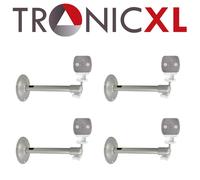 4 X CCTV Caméra Support Mural de Surveillance Ccd IP Extérieur Métal