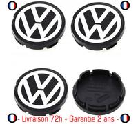 4 x Centres de roue 55mm VW logo caches moyeux Volkswagen 6N0601171