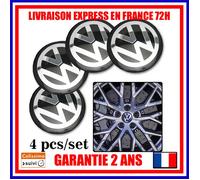 4 x centres de roue caches moyeux VW 56mm Emblème VOLKSWAGEN 1J0601171