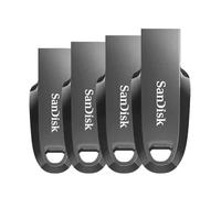 4 x Clé USB SanDisk Ultra Curve 32Go USB 3.2 Gen1 100MB/s SDCZ550-032G-G46 (paquet de quatre) G