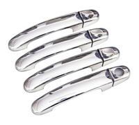 4 x COUVERCLES DE POIGNÉES DE PORTE EN ACIER INOXYDABLE adaptés pour VW T5...