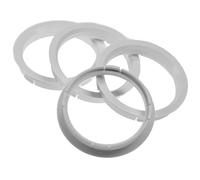 4 x de centrage bagues Jantes Blanc 72,5 x 65,1 mm Fabriqué en Allemagne