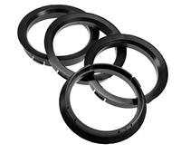 4 x de centrage bagues noir 72,5 x 63,4 mm jantes fabriqué en Allemagne