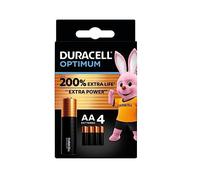 4 x Duracell AA Optimum (1 blister de 4 batteries) 4 piles (MX1500/STYLO/MIGNON)