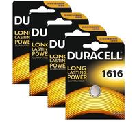 Duracell CR1616 Lot de 4 piles bouton Lithium 3 V