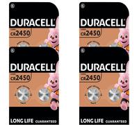 4 X Duracell CR2450 2 Pièces Blister 3V Lithium