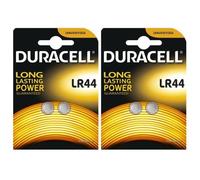 4 x Duracell LR44 1.5 V pile bouton alcalin piles LR44 A76 AG13 357 SR44