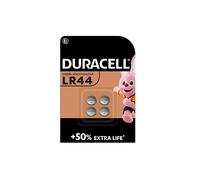 4 x Duracell LR44 (1 blister de 4 batteries) 4 piles (A76/V13GA/76A)