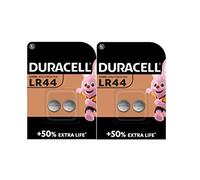 4 x Duracell LR44 A76 V13GA 76A (2 ampoules de 2 batteries) 4 piles