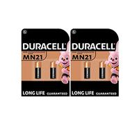 Duracell Piles MN21 A23 23A - Lot de 4 (2 ampoules de 2)