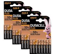 4 X Duracell Plus Power AAA LR03 / MN2400 Paquet De 8