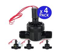 4 x Electrovanne résidentiel d'arrosage 1'' 24V EZ FLO PLUS Toro, filetage male. Fonctionne avec des programmateurs électriques