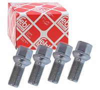 4 x FEBI BILSTEIN Vis de roue M14 x 1,5 x 27 mm galvanisé SW17 Boulons de roue Boulon de roue