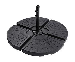 4 x Garden Patio Black Cantilever Umbrella Banana Parasol Base Poids Stand