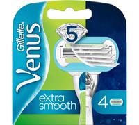 Gillette Venus Lubrastrip Lot de 4 lames de rasoir extra lisses pour femme avec une touche d'huiles d'avocat pour protéger contre les irritations du rasage
