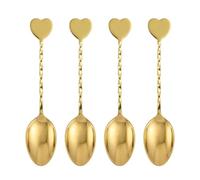 4 X Harold Import GDS Gold Plated Demi Spoon 4-1/2 by Harold Import Company, Inc.