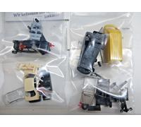 4 X Herpa H0 Minikit Kits Mercedes-Benz Taxi Voiture Noir G Classe