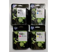 4 x HP 940XL Original Set Office Jet OffiveJet Pro 8000 8500 A OVP DATE 2019