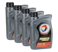 4 x huile moteur Total Quartz Ineo First 0W-30, 1 l
