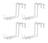 4 x Jardinière de balcon Support Blanc Jardinière pour balcon kastenh vieillissement Support